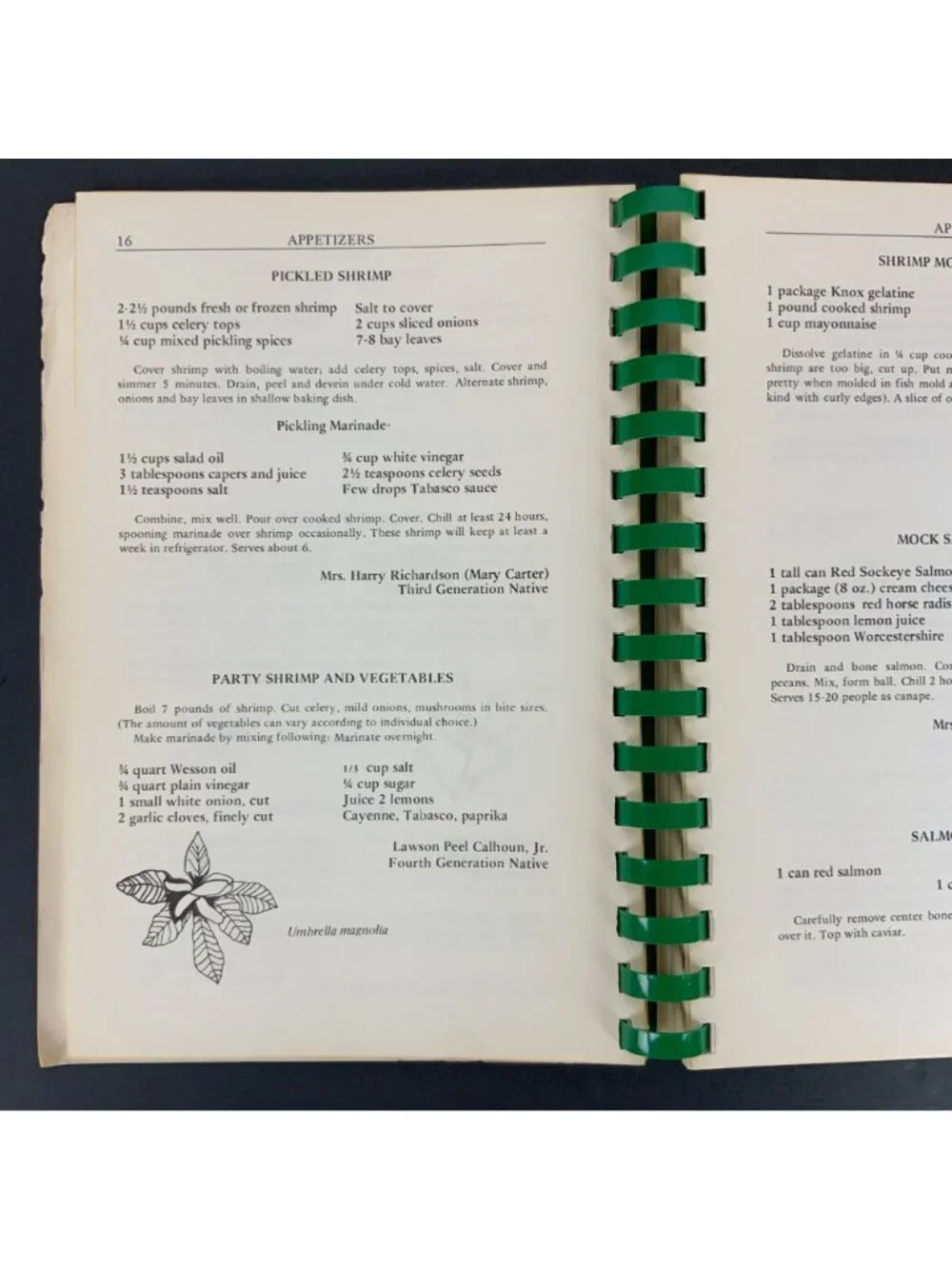 Atlanta Natives Favorite Recipes Spiral-Bound Cookbook 1980 Georgia USA Vintage